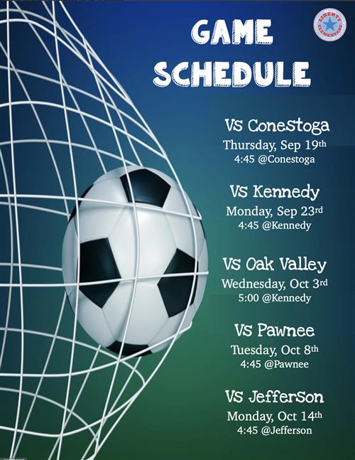 game schedule